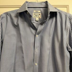 Jos A Banks Mens Dress Shirt Slim Fit Size 16-33